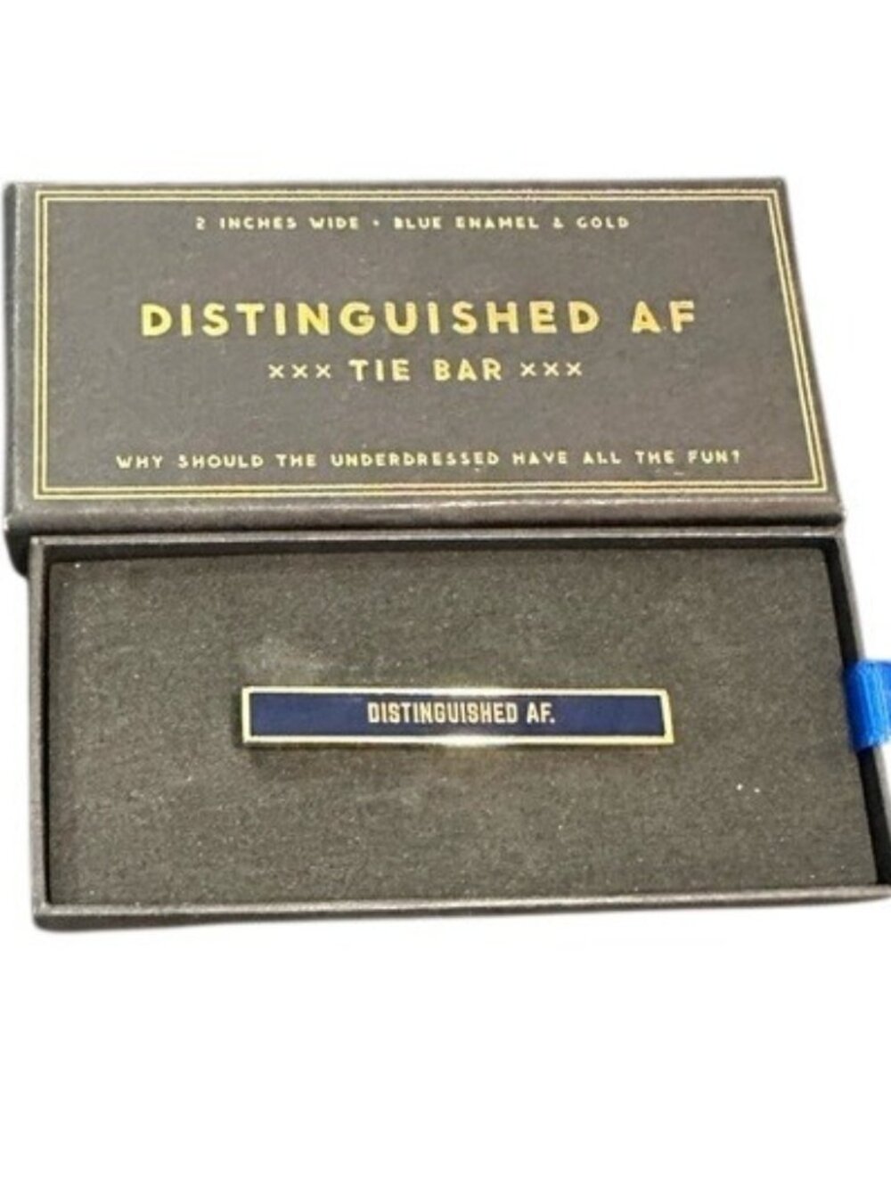 Easy Tiger Distinguished AF Tie Bar Weddings Business Casual